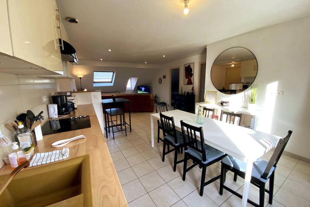 10Min Bus Strasbourg Centre-Parking Prive-Wifi-Tv Apartment Bischheim Exterior photo