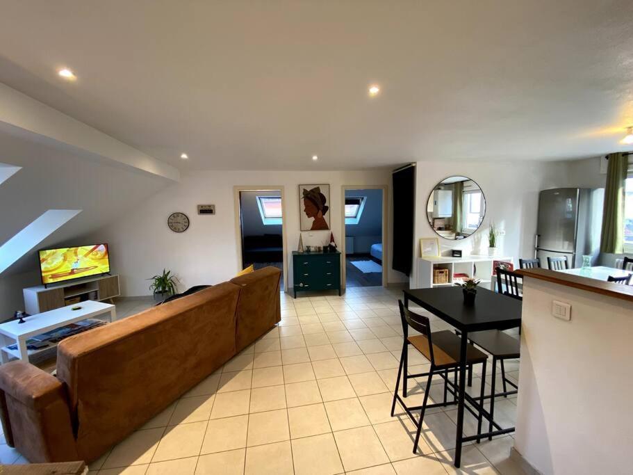10Min Bus Strasbourg Centre-Parking Prive-Wifi-Tv Apartment Bischheim Exterior photo